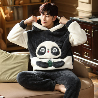 Buy panda-male Cartoon Girl Pajamas And Home Service Suit