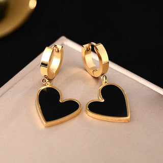 Buy 105-gold-panther-eardrops Non-fading Fashion Titanium Steel Earrings