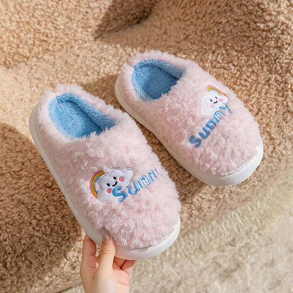 Men and Women Cute Cartoon Cotton Slippers