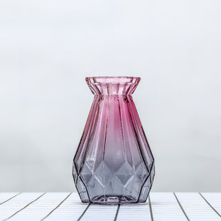 Buy 15twocolor-purple-gray EuropeanGradient Ins Wind  Glass Vase