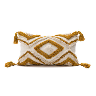 Buy yellow-and-white-waist-pillow Nordic Ins Living Room Sofa Pillow Cases