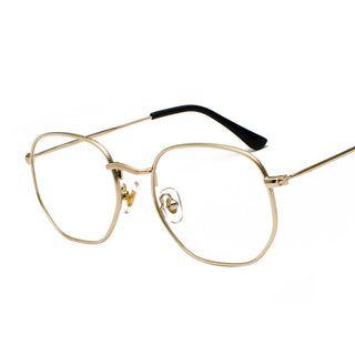 Buy gold-clear Men&#39;s Fashion glasses