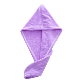 Buy purple Magic Microfiber Hair Fast Drying Dryer Towel