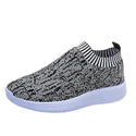 Women's Stripe Knit Sock Shoes