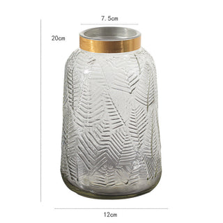 Buy transparent-color Gradient glass vase