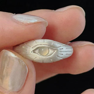 Charm Horus Eye Ring Retro Carved Design