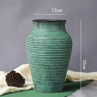 Buy z026-green Ceramic Old Vases In The Living Room With Dried Flowers