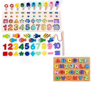 Buy capital-abc Children 3D Alphabet Number Puzzle Baby Colorful Geometric Digital Letter Educational Toy