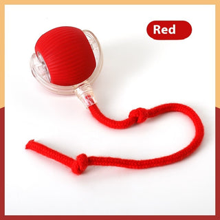 Buy with-rope-style-red Interactive Cat Toy Ball Super Drive Cat Rolling Ball