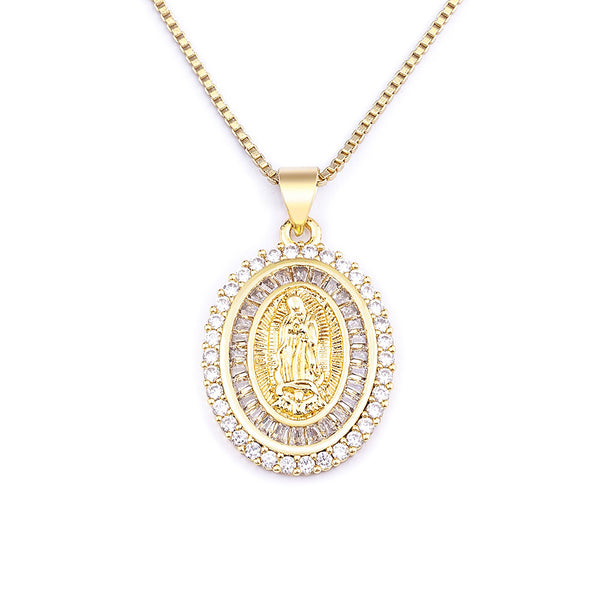 Women's Fashion Vintage Virgin Mary Necklace