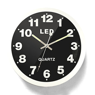 Buy white Luminous wall clock living room