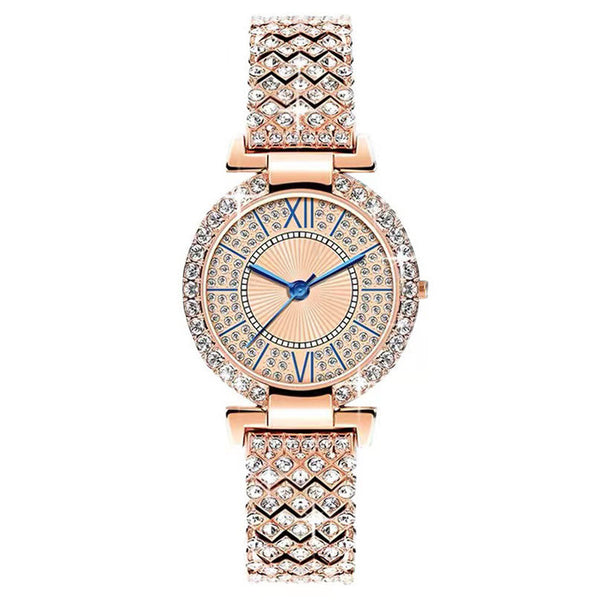 Fashionable Diamond-encrusted Shiny Women's Watch