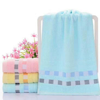 Buy blue Cotton Thickened Towel