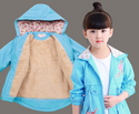 Girls autumn and winter windbreaker jacket