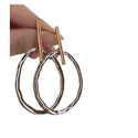 Fashion Color Contrast Oval Earrings Women's Fashion All-match Simple