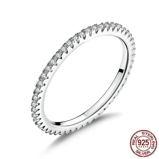 Buy silver 925 Silver European And American Simple Ring