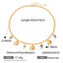 Marine Series 18K Gold Stainless Steel Necklace