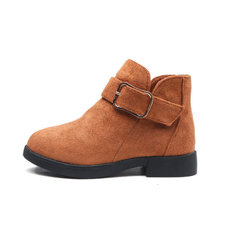 Buy brown Big kids suede leather boots