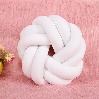 Buy white Knotted pillow