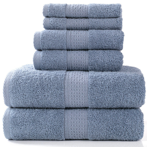 6 Pieces Cotton Towel Set