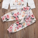 Long sleeve cotton suit three-piece