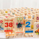 Wooden blocks math animal toys