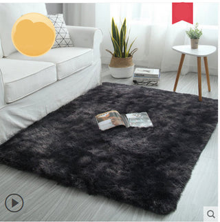 Buy black-grey Nordic tie-dye gradient carpet