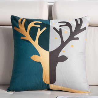 Buy doublesided-deer Sofa Hugging Pillow Cover Nordic Light Luxury Ins Pillow Bedside Cushion Cover