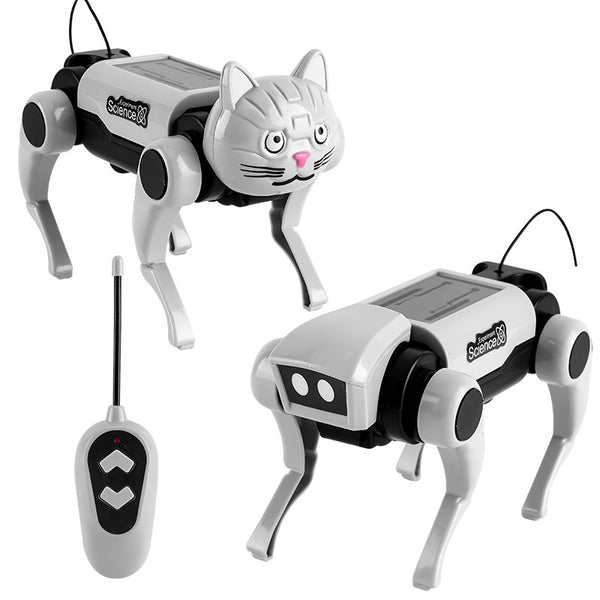 Remote Control Mechanical Dog And Cat 2 In1 Assembled Toy