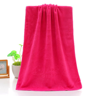 Buy rose-red Microfiber Bath Towels