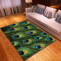 Peacock Feather Printed Beautiful Carpet