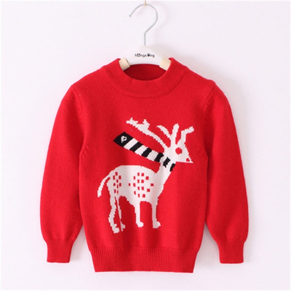 Baby Christmas knitted bottoming shirt