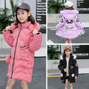 Girls' cotton-padded jackets