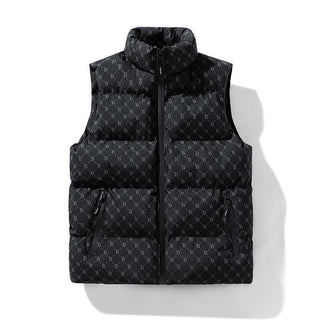 Buy black Men&#39;s Bread Coat Cotton-padded Sleeveless