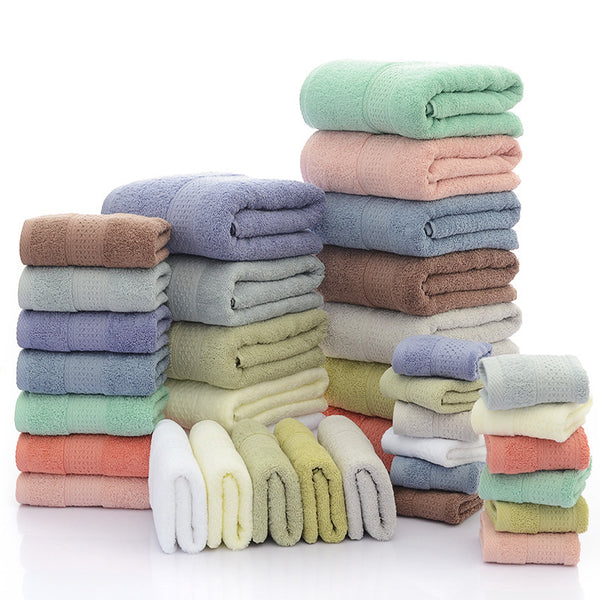 Three-piece bath towel set