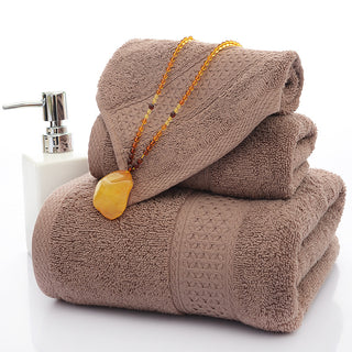 Buy coffee Three-piece bath towel set