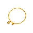 Gold Plated Ball Bracelet Ornament European And American Simple