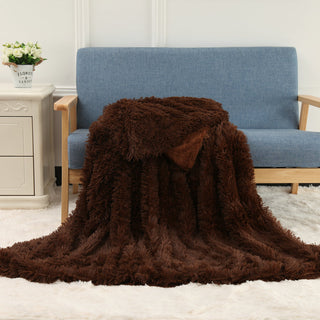 Buy coffee Plush Blanket Double-layer Blanket Multifunctional