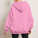 Women's Fleece Loose Sweatshirts With Pocket Long Sleeve Pullover Hoodies