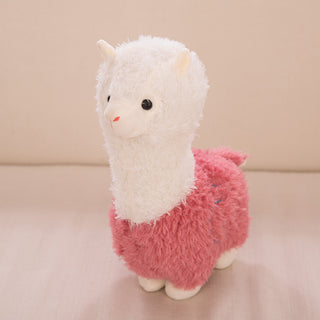 Buy pink Creative Animal Toy Sheep Cashmere Wool Pillow Doll Cute Dolls Doll Birthday Gift Horse Alpaca