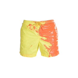 Buy yellow Men Magical Color Change Beach Shorts