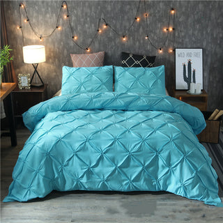 Buy blue-set Home textiles plain plain quilt cover