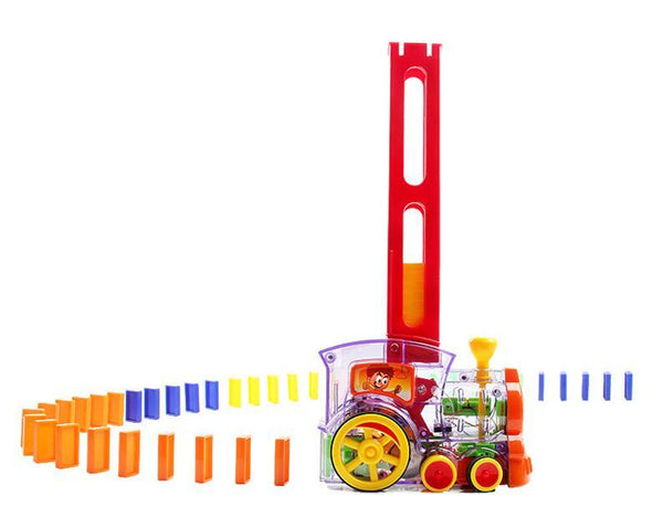 Domino dominoes electric Thomas little train blocks, Puzzle Children Toys