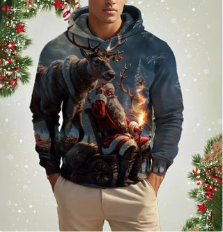 Buy yx4872 Santa Claus Men&#39;s Pattern Sweater