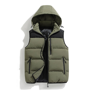 Buy military-coffee Multi-pocket Waterproof Outdoor Hooded Vest