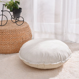 Buy milky-white Nordic Solid Velvet Pillowcase On Car Sofa Bed