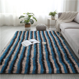 Buy ocean Bedside Carpet Floor Mats Door Mat Tie-dye Carpet