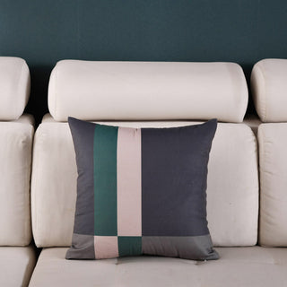 Buy green-gray-grid Sofa Hugging Pillow Cover Nordic Light Luxury Ins Pillow Bedside Cushion Cover