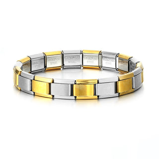 Buy just-room-gold Titanium Steel Vacuum Real Gold IP Plating Watch Band Chain