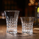 Diamond Wide Mouth Cocktail Glass Carved Juice Cup Cold Drink